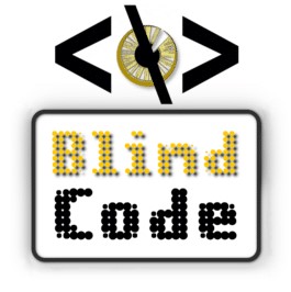 Logo BlindCode : formation en codage pour les personnes aveugles et malvoyantes
