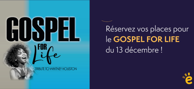 Gospel For Life, le 13 décembre à Nivelles !